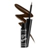 NYX Professional Makeup,Epic Wear, Delineador Líquido de Ojos, Brown, 3.5ML