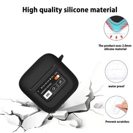 TOORQR Kompatibel mit JBL Tour PRO 2 Hülle Kopfhörer Case,Schützende Flüssig Silikon Hülle für Tour PRO 2 Silikon Cover,Front-LED Sichtbar, Kratzfest,Leicht zu Reinigen (Weiß)