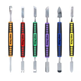 Kingsdun 6 in 1 Repair Opening Tools Metal Pry Spudger Disassemble Set for Phone Tablet L