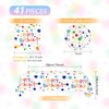 41Pcs Happy Birthday Decorations Happy Birthday Party Supplies with Birthday