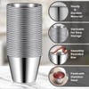 100 Pcs 1.5oz Stainless Steel Sauce Cups Dipping Cups Mental