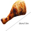 3D Chicken Leg&Chicken Wing Pillow Plush Toy,20cm Pillow Soft Lumbar