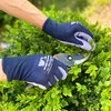 Wells Lamont Women's Sanitized Coated Work and Gardening Gloves, Navy,
