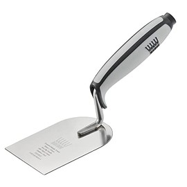Ragni Stainless Steel Rounded Margin Trowel - 80mm x 110mm