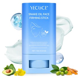 Snake Oil Facial Stick | Hydrates & Brightens | Reduces Wrinkles & Glow Boosting, Lightweight, Non-Greasy Daily Moisturizer | Compact Travel-Size Skincare, 15G/0.53 OZ