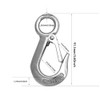 KtbeYTi Pack of 2 304 Stainless Steel Lifting Hooks, Crane
