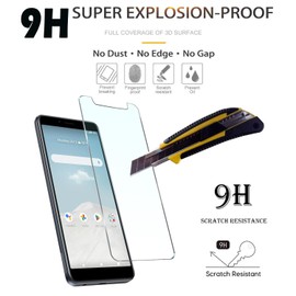 Tuxiwei [ 4-Pack For Foxx Foxxd A56 Tempered Glass Screen Protector, Foxx FOXXD A56 Glass Flim HD Clear Anti-fingerprint | 9H Anti-Scratch Shatter Resistant | Bubble FREE Case Friendly 2.5D Curved