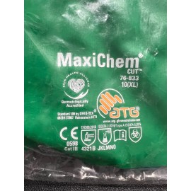 MaxiDry MaxiChem Cut 76-833 TriTech Chemical Resistant Safety Glove Gauntlet - 35cm XL