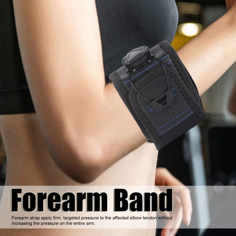 Forearm Tennis Elbow Band Adjustable Single Pain Reduce Knob Compression