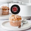 18pcs Glitter Dessert Cupcake Topper Pick for Race Car Vehicle