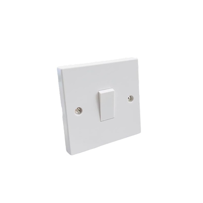 1 Gang Light Switch, 1 Gang 2 Way, 230V 10A,