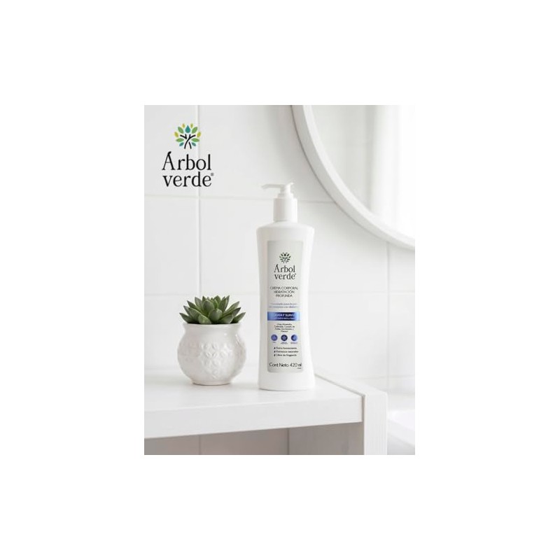 Arbol Verde Crema Corporal Hidratación Profunda