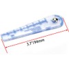 Rannb Plastic Metric Feeler Gauge 0.05-1mm Thickness 13 Blades Gap