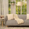 Pair of - Modern Natural Fabric Cylinder Ceiling Pendant Lampshade/Table