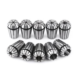 ER20 Spring Steel, ER20 Collet Set Er11 Collet Set for CNC Working Posture Engraving Milling Rotary Tool 3 mm, 1/8 inches/4 mm/5 mm/6 mm, 1/4 inches, 8 mm, 10 mm, 12 mm, 1/1/2 mm, 1/2 inch