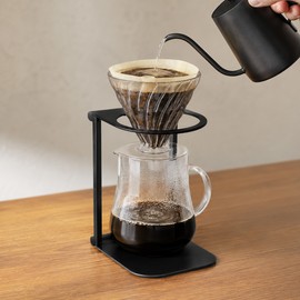 Foldable Coffee Drip Stand for Pour Over Brewing – Portable Aluminum Alloy Holder for Coffee Drippers at Home, Travel and Camping