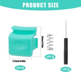 Gosknor 3pcs Replacement Button Compatible with Owala FreeSip 24oz 32oz, Water Bottle Lid Mouth Push Switch Top Cap Seal Stopper Replacement Parts for Owala 16/19/24/32/40oz Accessories(Cyan)