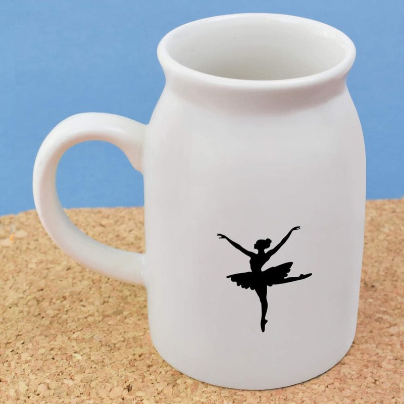 300ml 'Ballerina Silhouette' Ceramic Milk Jug (MJ00018616)