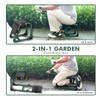 Tcoivs Knee Seat, Foldable Garden Kneeler and Seat, with Adjustable