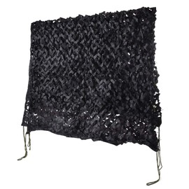 HYOUT Camouflage Netting Camo Net Blinds Great for Sunshade Camping Shooting Hunting etc, Black
