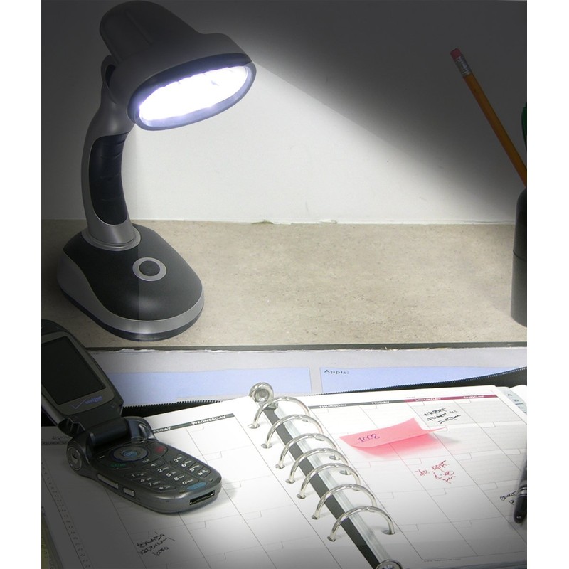 IdeaWorks Jobar International (Set/2) LED Desk Lamps with Pivoting Heads