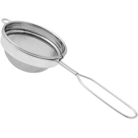 Tanish Trading Stainless Steel Tea Strainer/Chai Filter/Coffee Filter/Juice Filter with Handle and Single Mesh No.3
