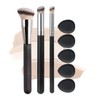 Make Up Pinsel Set, 3 Stück Schminkpinsel Puderpinsel Makeup Brushes