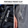TISUR Titanium EDC Pry Bar, Keychain Pry Bar Multitool With