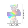 HAIKING Butterfly Laser Cut Favor Boxes, 20 PCS Silver Iridescent