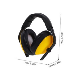 jojofuny Noise-canceling Earmuffs Comfortable Sleep Hearing Protection Soundproof Headphones for Daily Use