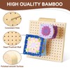 7.9 Inch Blocking Board Crochet Large, Handcrafted Wooden Blocking Board