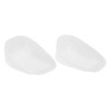 2 Pair Gel Heel Pad Transparent Strong Adhesion Soft Massaging
