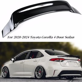 Unbranded Glossy Black R Style Duckbill Trunk Spoiler For 20-24 Toyota COROLLA 4DR SEDAN
