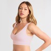 Floatley Cozy Scalloped Bra Comfort Wirefree Full Coverage Seamless Bra