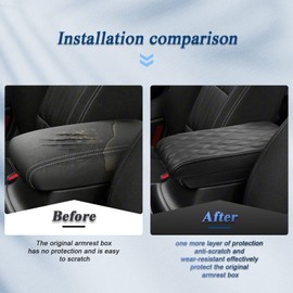 BIBIBO Armrest Cover Compatible with ia Sportage NQ5 2022-2025 (Automatic Transmission), Armrest Cover, Centre Console Armrest Protection, Centre Armrest Cover, Armrest Protection Centre Console