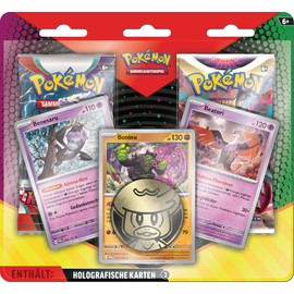 Pokémon - Trading Card Game: Upgraded 2-Pack Blister Pack (3 Holographic Promo Cards & 2 Booster Packs)