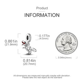 Parmuz charms for bracelet sterling silver love heart travel Bead for Charm Bracelets and Necklaces 925 Charms Clover Butterfly gift for Woman