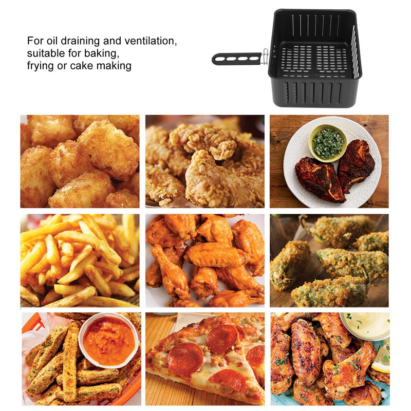 Fryer Basket Anti Stick Stainless Steel 6L Dishwasher Safe with