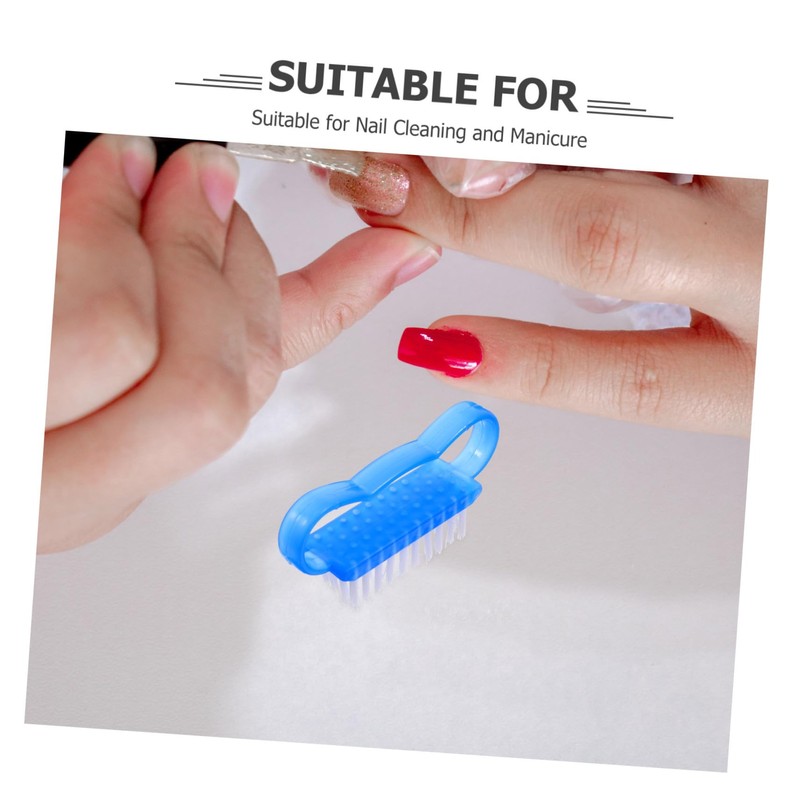IWOWHERO 10pcs Nail Cleaning Brushes Nail Scrub Brush Hands and