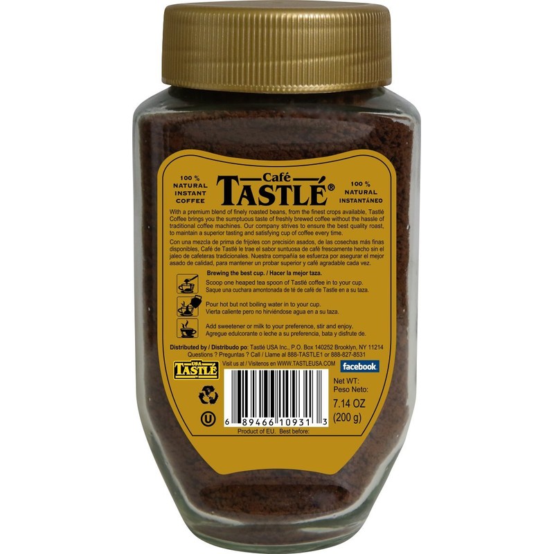 Cafe Tastle Original Instant Coffee, 7.14 Ounce
