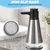 EEKEDO Stainless Steel Soap Dispenser for Hand Soap & Dish