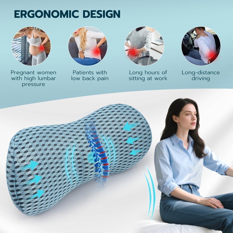 Lumbar Cushion (BLUE)