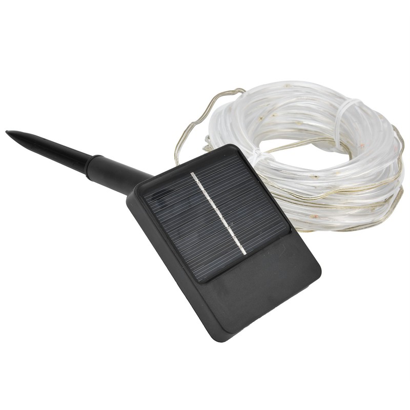 Solar String Light 7m 50LEDs Solar Tube Light Outdoor Waterproof