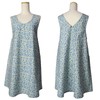 [Berry Berry] Apron Tunic-Style Apron Dress Small Rose Pattern Made
