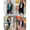 Veryoung Women's Lightweight Cardigan Casual Soft Long Sleeve Solid Knit