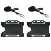 2 Pack / 25 Pack ID Badge Reel Retractable Yo