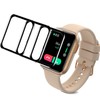 Lamshaw Compatible for BRIBEJAT BT3 Smart Watch Screen Protector, [3