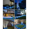 btfarm 4 Pack Solar Lights Outdoor, 8 LED Solar Ground
