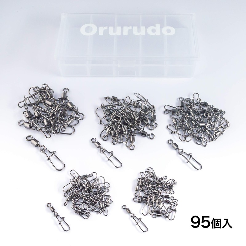 Orludo qb500058a01n0 Sarkan Connector Rolling Swivel Quick Snap Gimmick #2#4#6#8#10