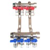 3/4" 4 -Loop/Port Ball Valve Brass Pex Manifold for 1/2"